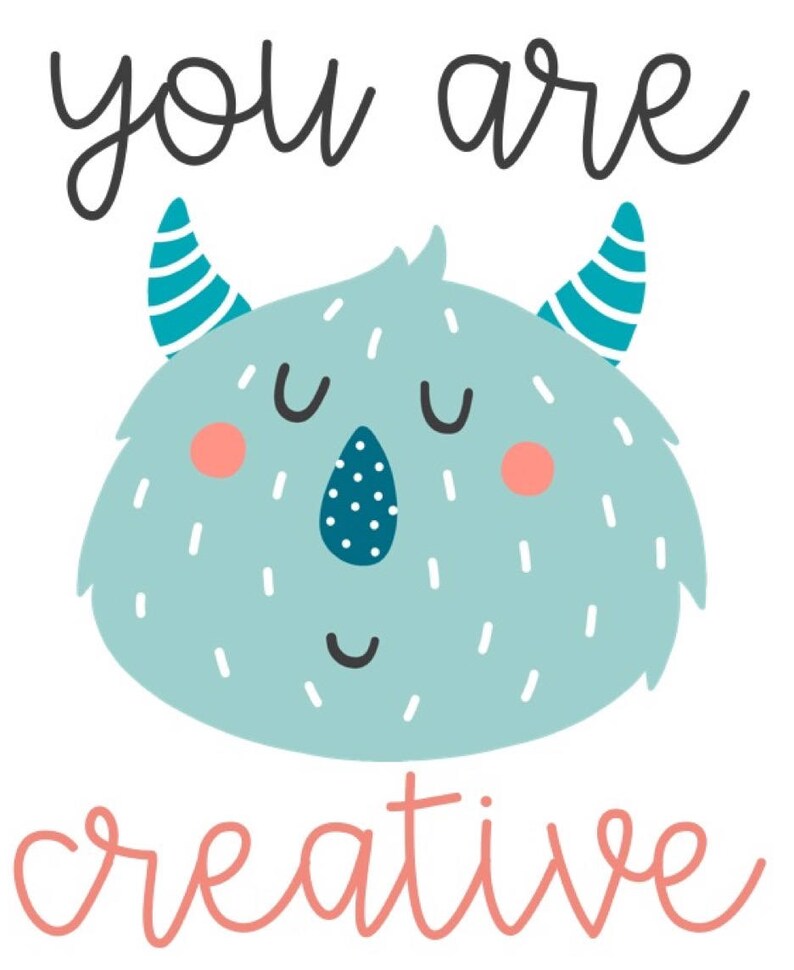 You Are Clever Loving Funny Royal Fierce Creative Unique Etsy