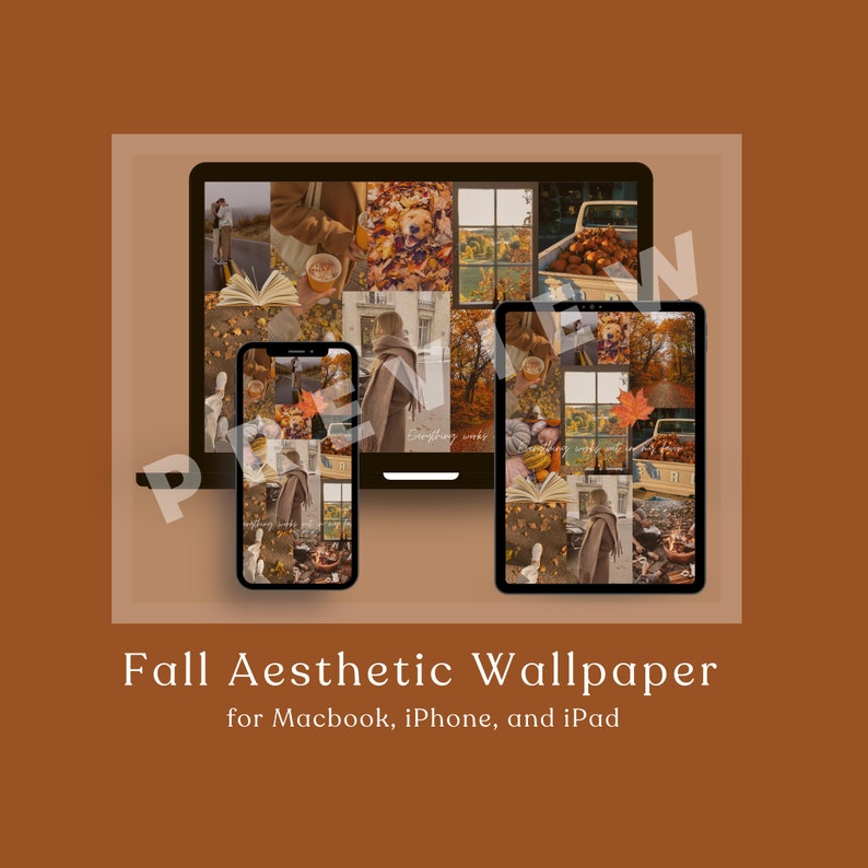 Fall Aesthetic Wallpaper for Macbook, Iphone, and Ipad. - Etsy