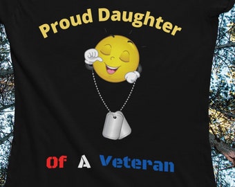 Stolze Tochter eines Veteranen T-Shirt, stolzes Tochter Shirt, Militär Veteran Tochter Shirt, Tochter Shirt, Militär Shirt, Militär Familie