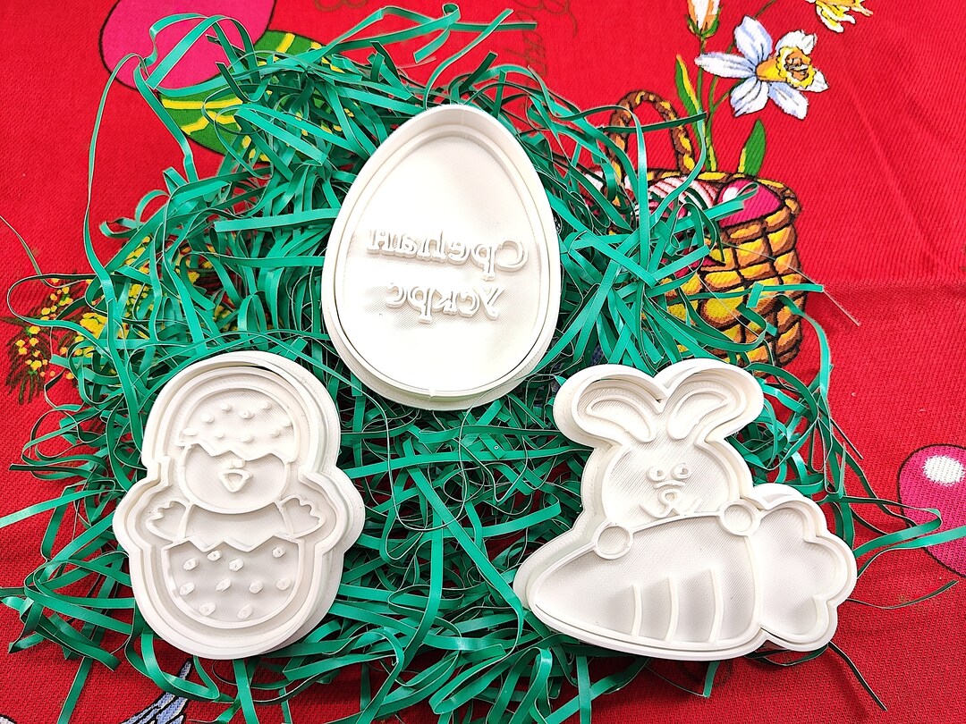 Uskrsnji Set Modlica kalupi Za Kolace Cookie Cutters Etsy UK