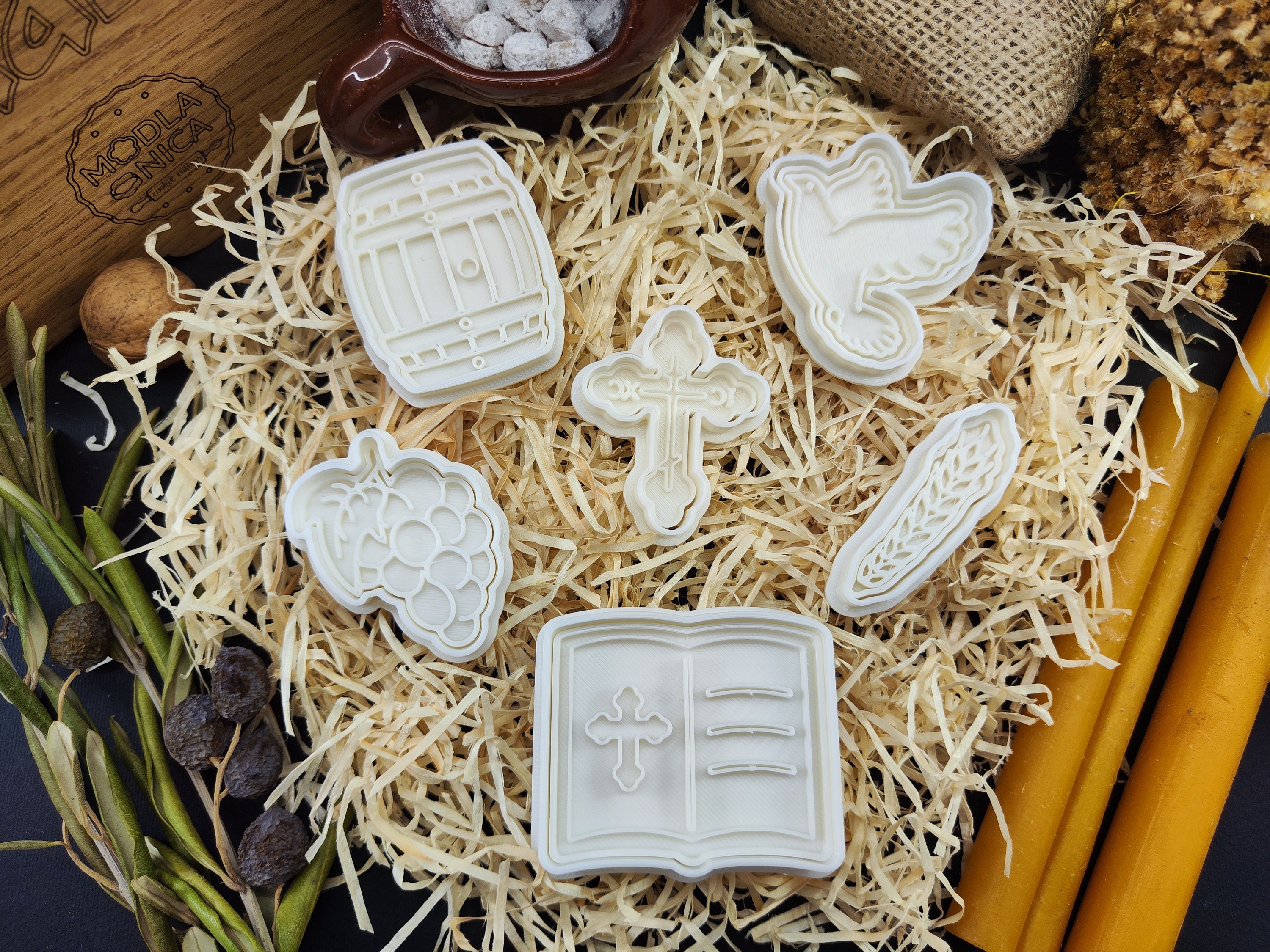 Slavski Set Modlica (kalupi Za Kolace) Serbian Cookie Cutters - Etsy