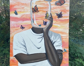 FREE YOUR MIND original artwork 48x36
