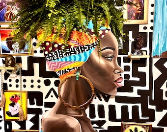 HEAD WRAP PLANTER planter 40x24