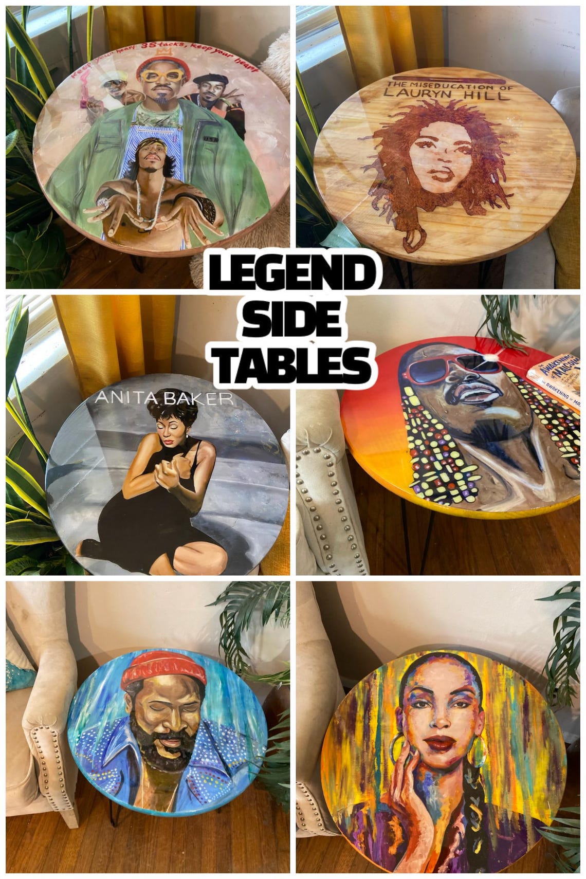 LEGEND SIDE TABLE 24x24 wooden table image 1