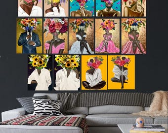 FLOWER HEAD BUNDLE 11x8.5
