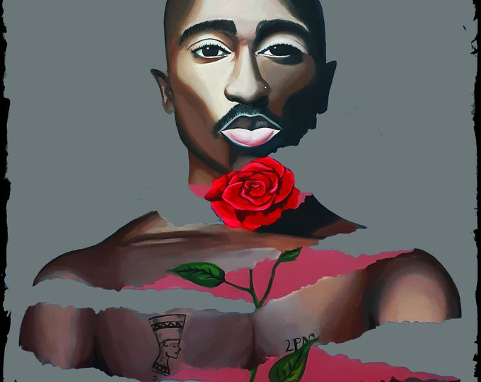 Concrete Rose print