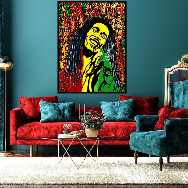 BOB MARLEY print
