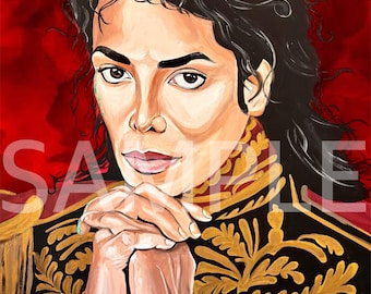 MJ KING print 36x24