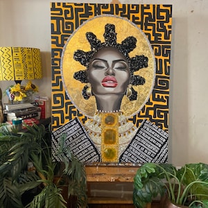 QUEEN BEE painting 48x36