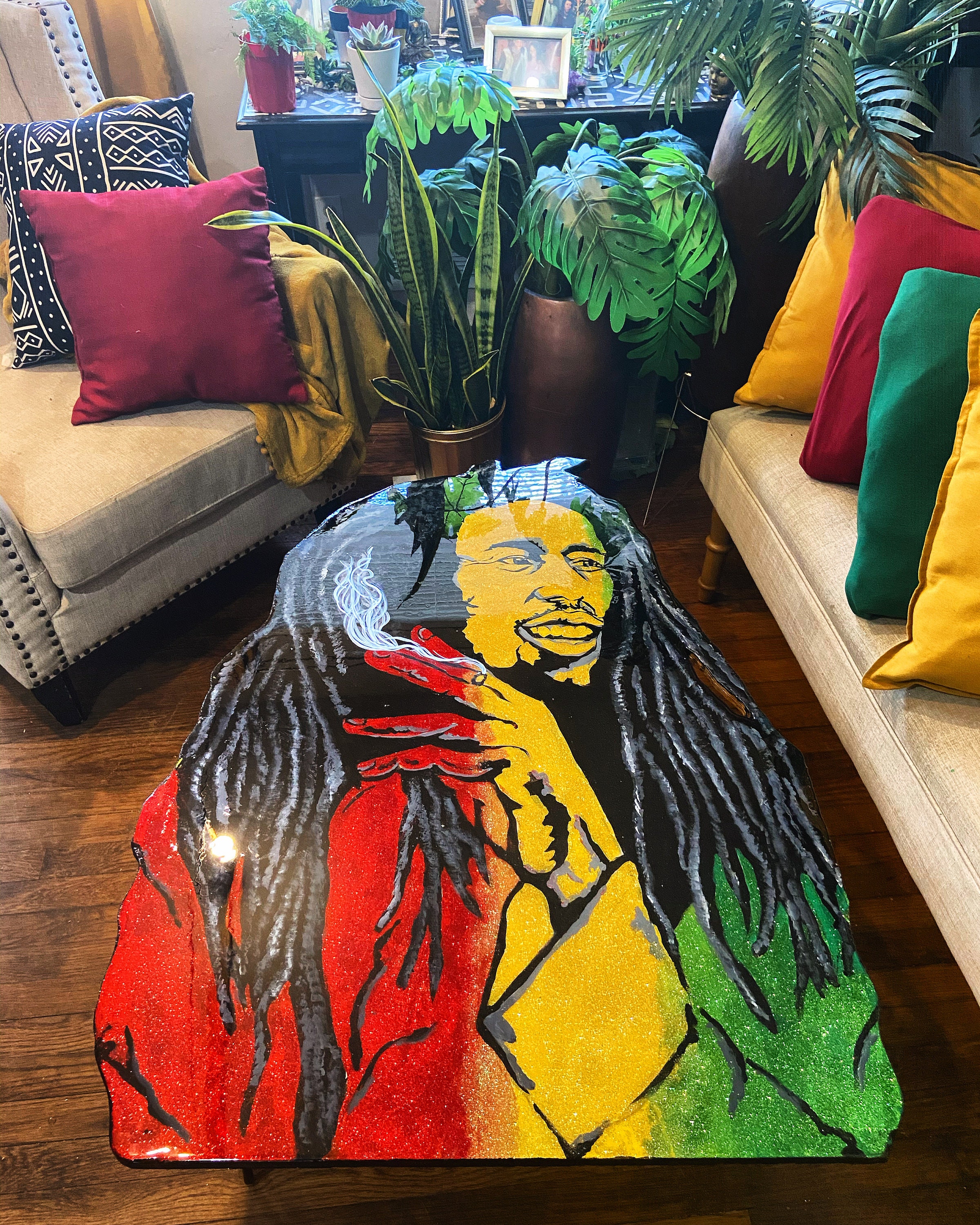 BOB MARLEY TABLE - Etsy