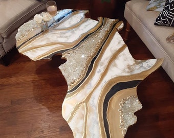 Opulent Africa Geode table/wall art
