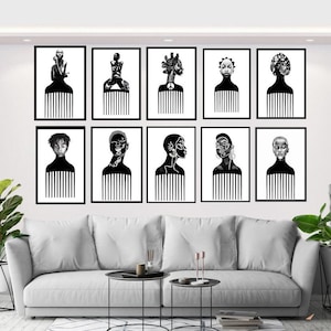 AFRO PICK BUNDLE 10 8x11 prints