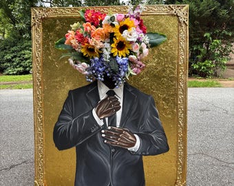 BOUQUET BROTHER original painting 60x48