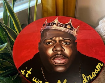 NOTORIOUS BIG side table 24x24