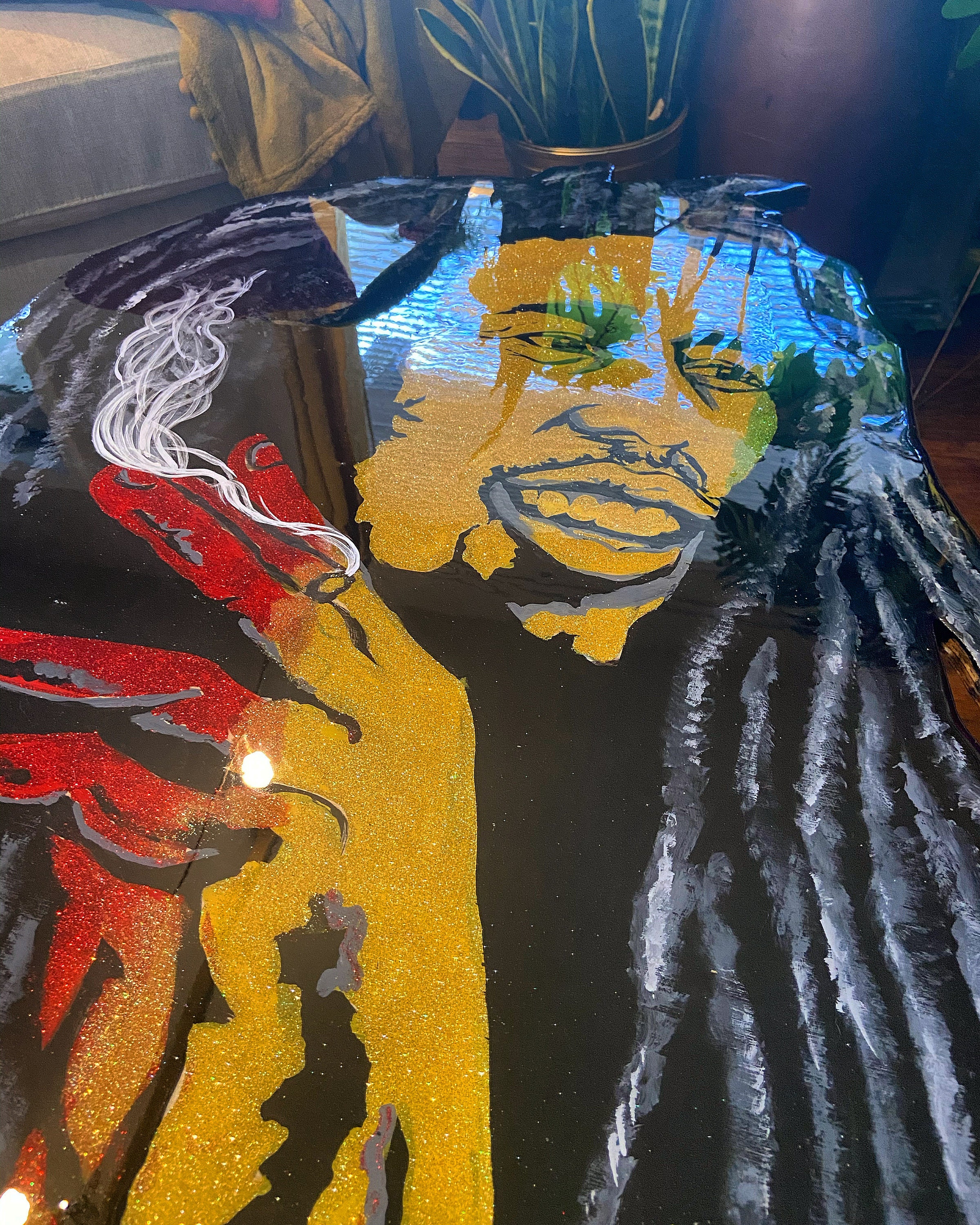 BOB MARLEY TABLE - Etsy