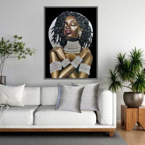 BLING IN PEACE print 36x24 satin gloss