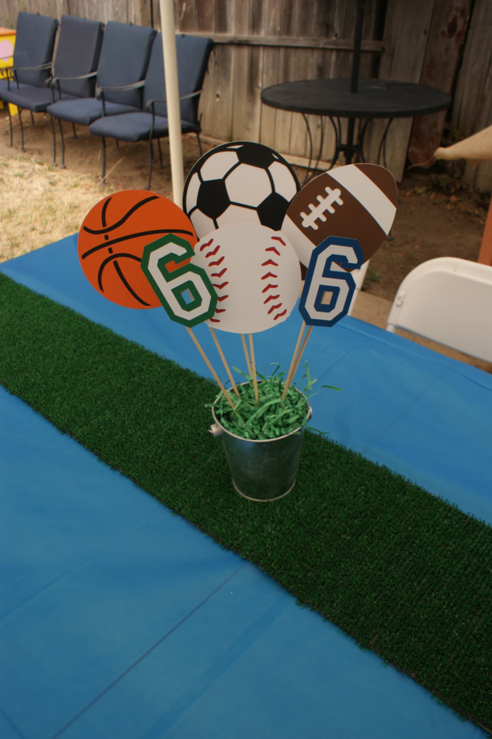 Sports CenterpieceSports Party Centerpiece Sports Theme Baby Etsy