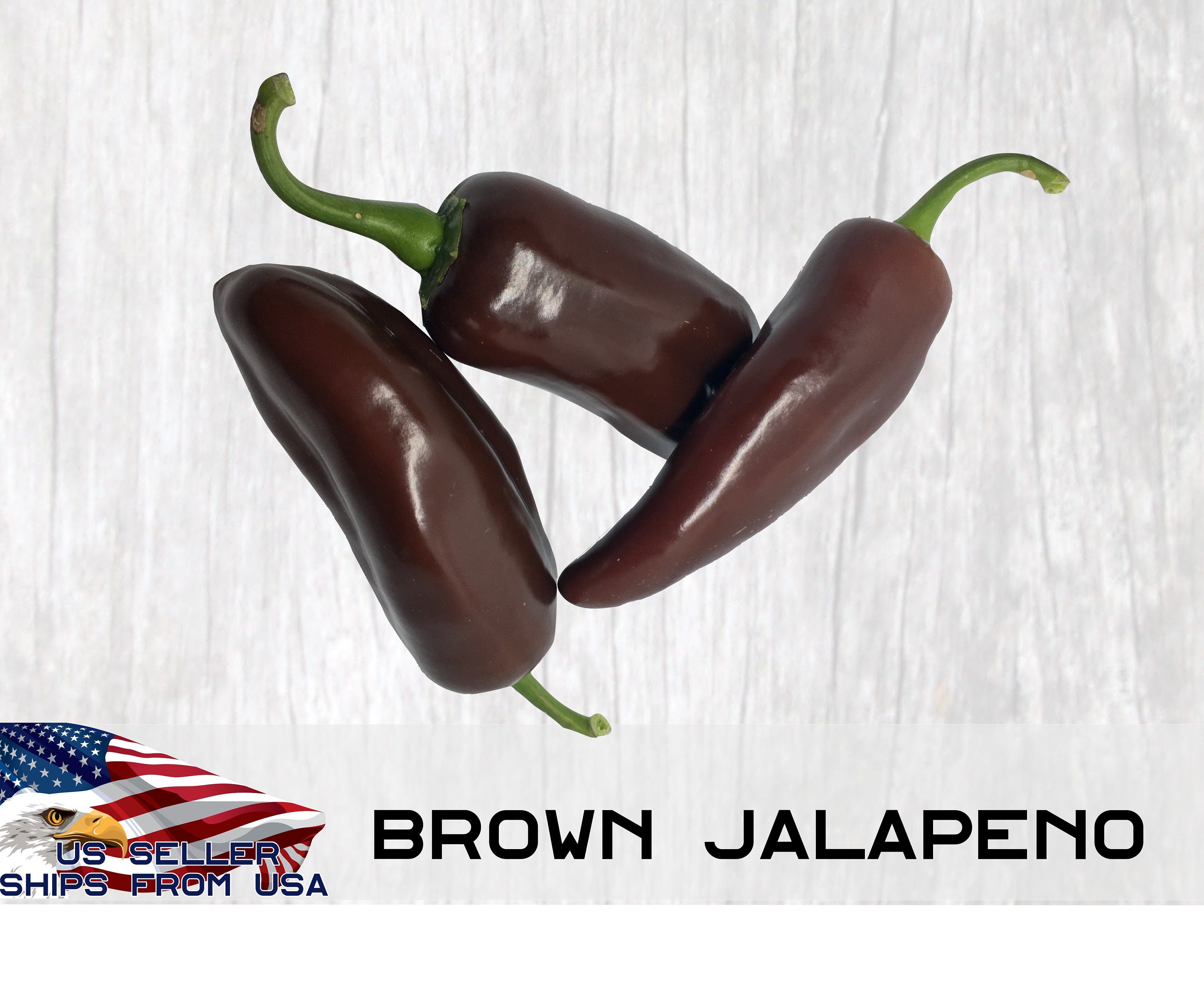 Brown Jalapeno Pepper Seeds 10 Mild Pepper Seeds Jalapeno Etsy UK