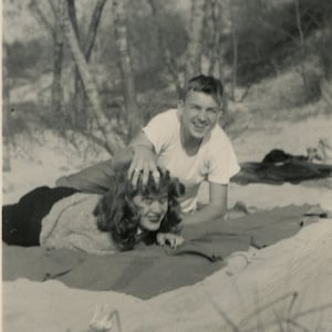 Heads up, vintage snapshot photo