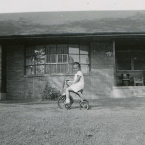 New pair of wheels, vintage African American snapshot photo