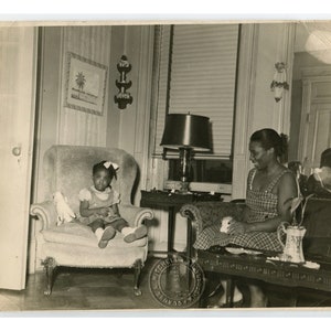 Fun little surprise, vintage 8x10 African American snapshot photo