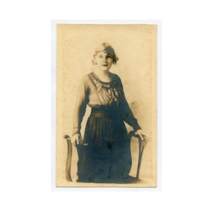 Silent movie look, vintage studio photo