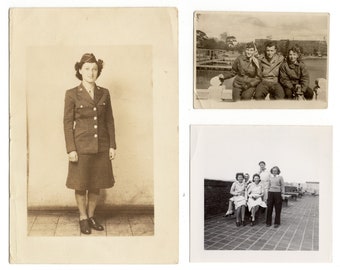 WW2 social worker Tess, lot of three photos