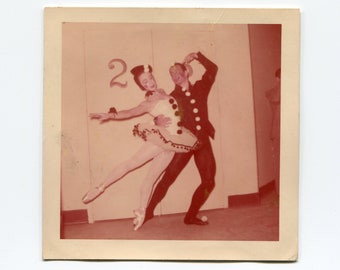 Black and white, vintage snapshot photo