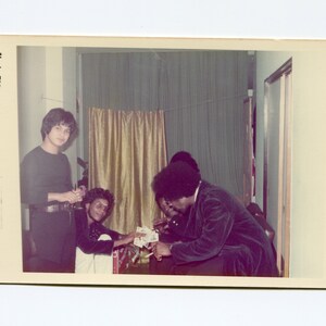 The exchange, vintage snapshot photo