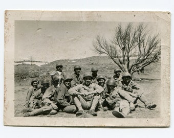 Well worn, vintage snapshot photo