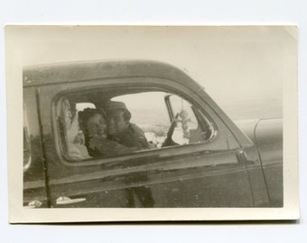 Room for two, vintage snapshot photo