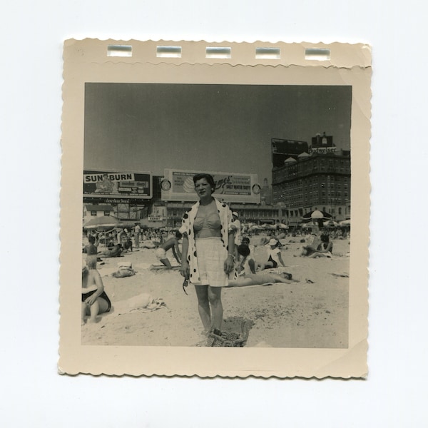 Atlantic City, vintage snapshot photo