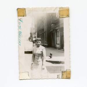 Faith Holiday, vintage African American snapshot photo