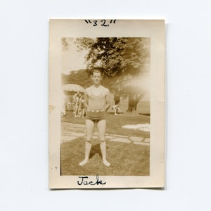 Jack, vintage snapshot photo