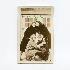 New York, vintage snapshot photo