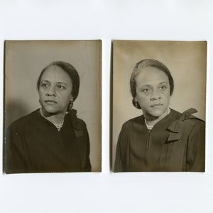 The plain truth about x-mas, vintage African American photo lot