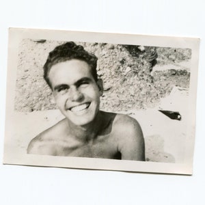 Million dollar smile, vintage snapshot photo