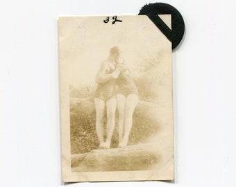 Fading love, vintage snapshot photo