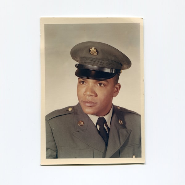 Robert Lynn James, vintage African American studio photo