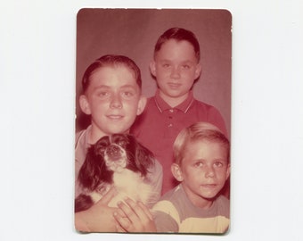 The boys, vintage studio photo