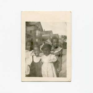 The gang, vitnage African American snapshot photo
