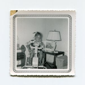 Cowgirl, vintage African American snapshot photo