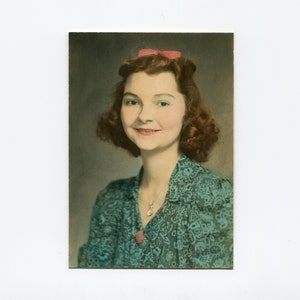 A little off, vintage tinted studio photo