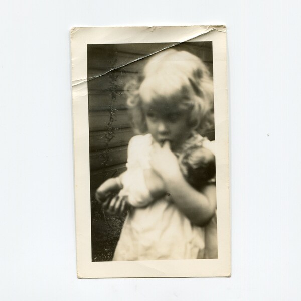 Baby doll, vintage snapshot photo