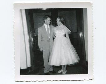 Homecoming, vintage snapshot photo