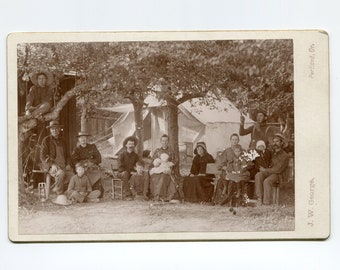 Portland, Oregon, antique cabinet card photo