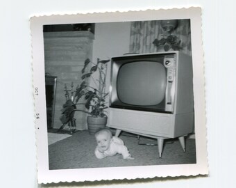 Put on something good, vintage snapshot photo