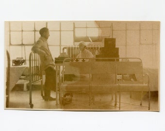 Hospital, vintage snapshot photo