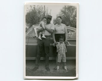 Christmas Tree : African American Family POLAROID Cousins Snapshot ...