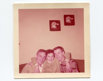 Sandwiched, vintage snapshot hpoto